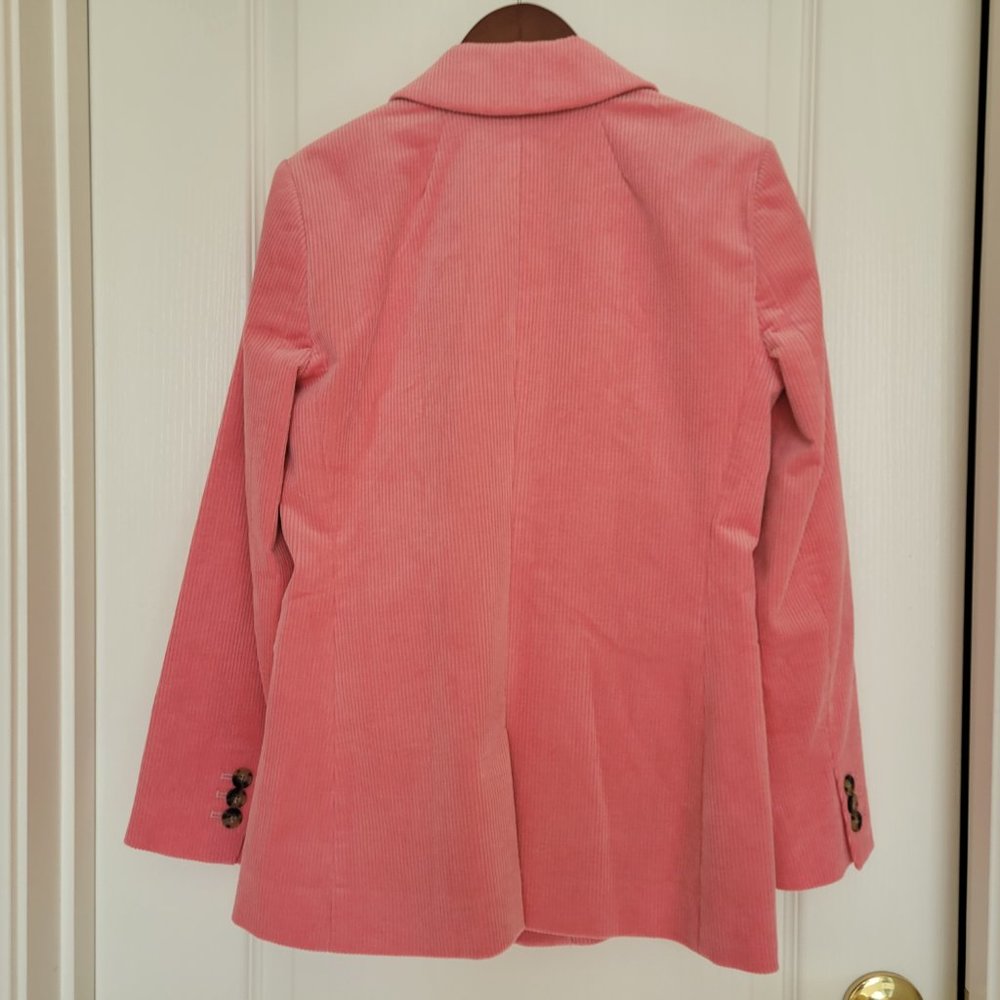 NWOT J. Crew Parke Corduroy blazer in pale blush pink TRADE ONLY - Picture 4 of 15